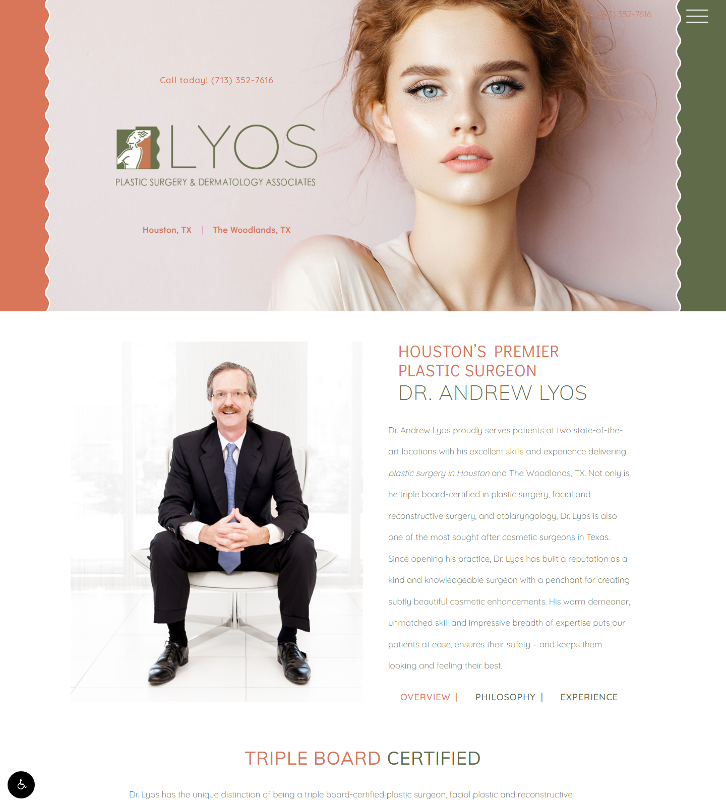 Andrew Lyos, MD, FACS — Andrew Lyos, MD, FACS website homepage (Houston, TX plastic & cosmetic surgery)