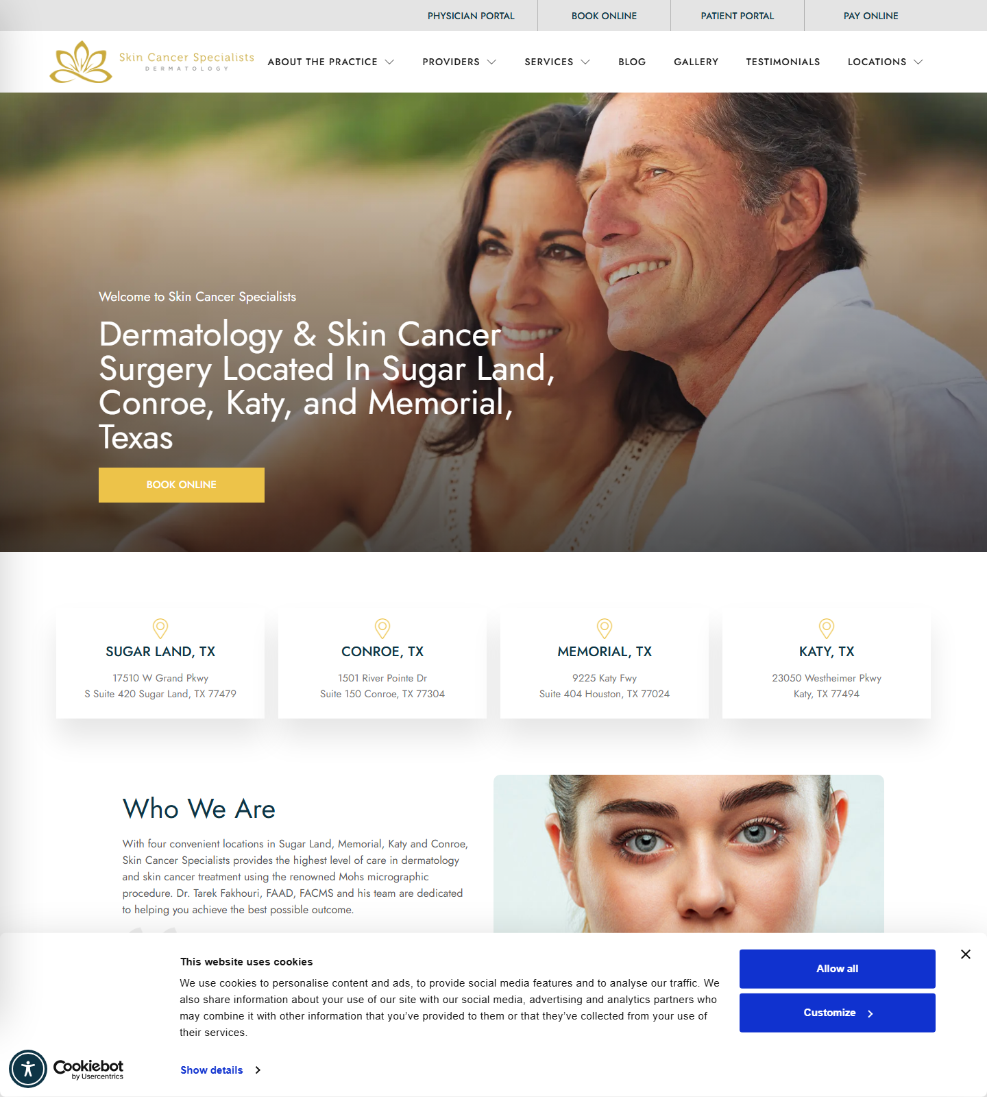 Anita Ishaq-Juarez, PA — Anita Ishaq-Juarez, PA website homepage (Sugar Land, TX plastic & cosmetic surgery)