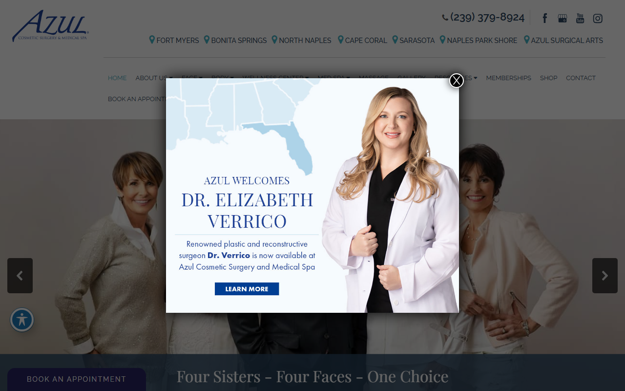 Dr. Christine Bokman — Azul Cosmetic Surgery and Medical Spa | Fort Myers website homepage (Fort Myers, FL plastic & cosmetic surgery)