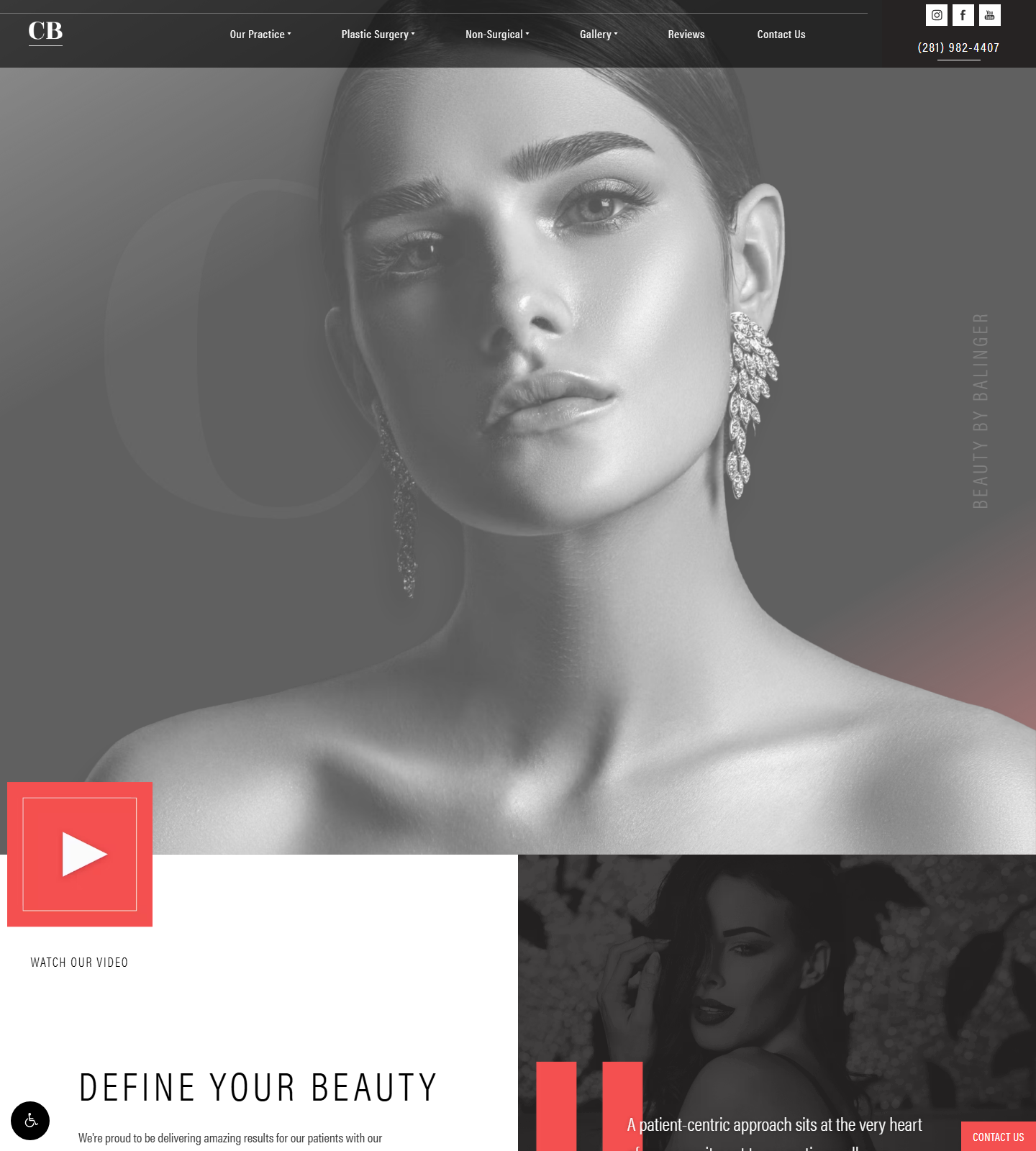 Beauty by Balinger — Beauty by Balinger | Christopher Balinger, MD website homepage (Houston, TX plastic & cosmetic surgery)