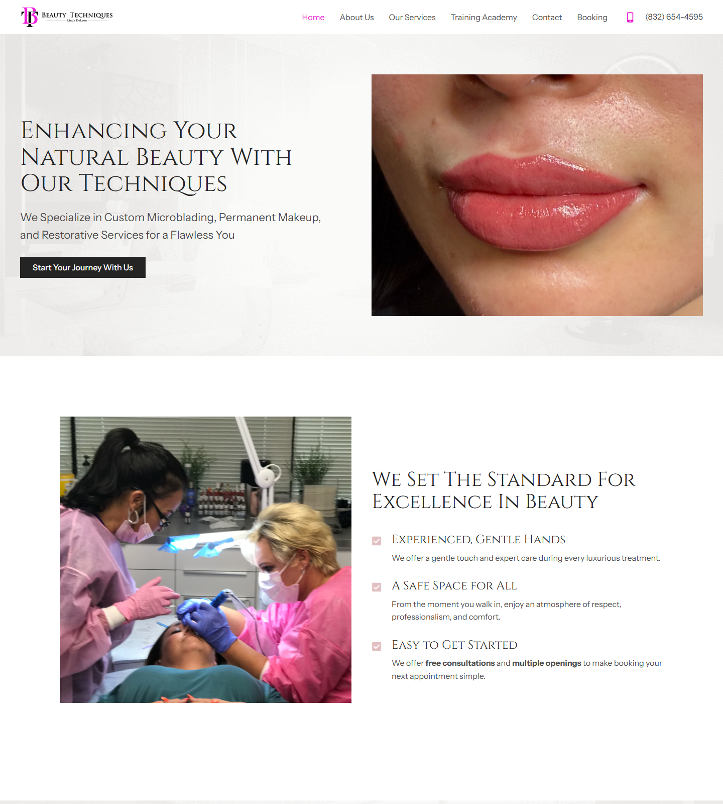 Beauty Techniques — Beauty Techniques website homepage (Pasadena, TX plastic & cosmetic surgery)