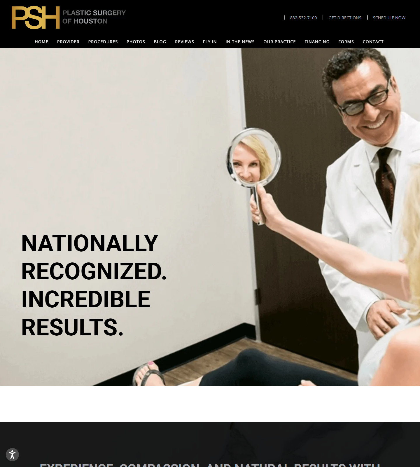 Dr. Jay Shenaq - Plastic Surgery of Houston — Dr. Jay Shenaq - Plastic Surgery of Houston website homepage (Sugar Land, TX plastic & cosmetic surgery)