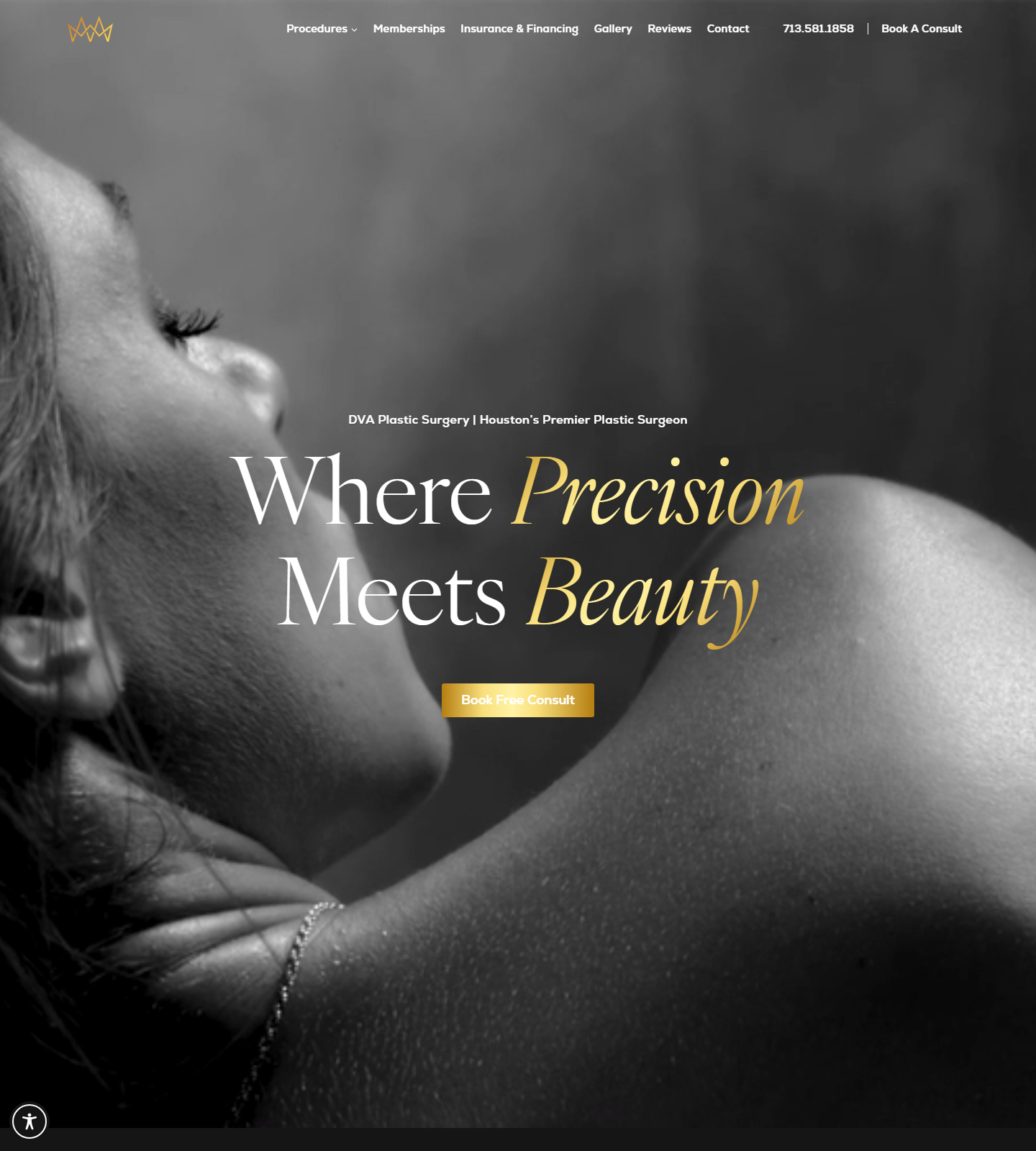 DVA Plastic Surgery — DVA Plastic Surgery website homepage (Houston, TX plastic & cosmetic surgery)
