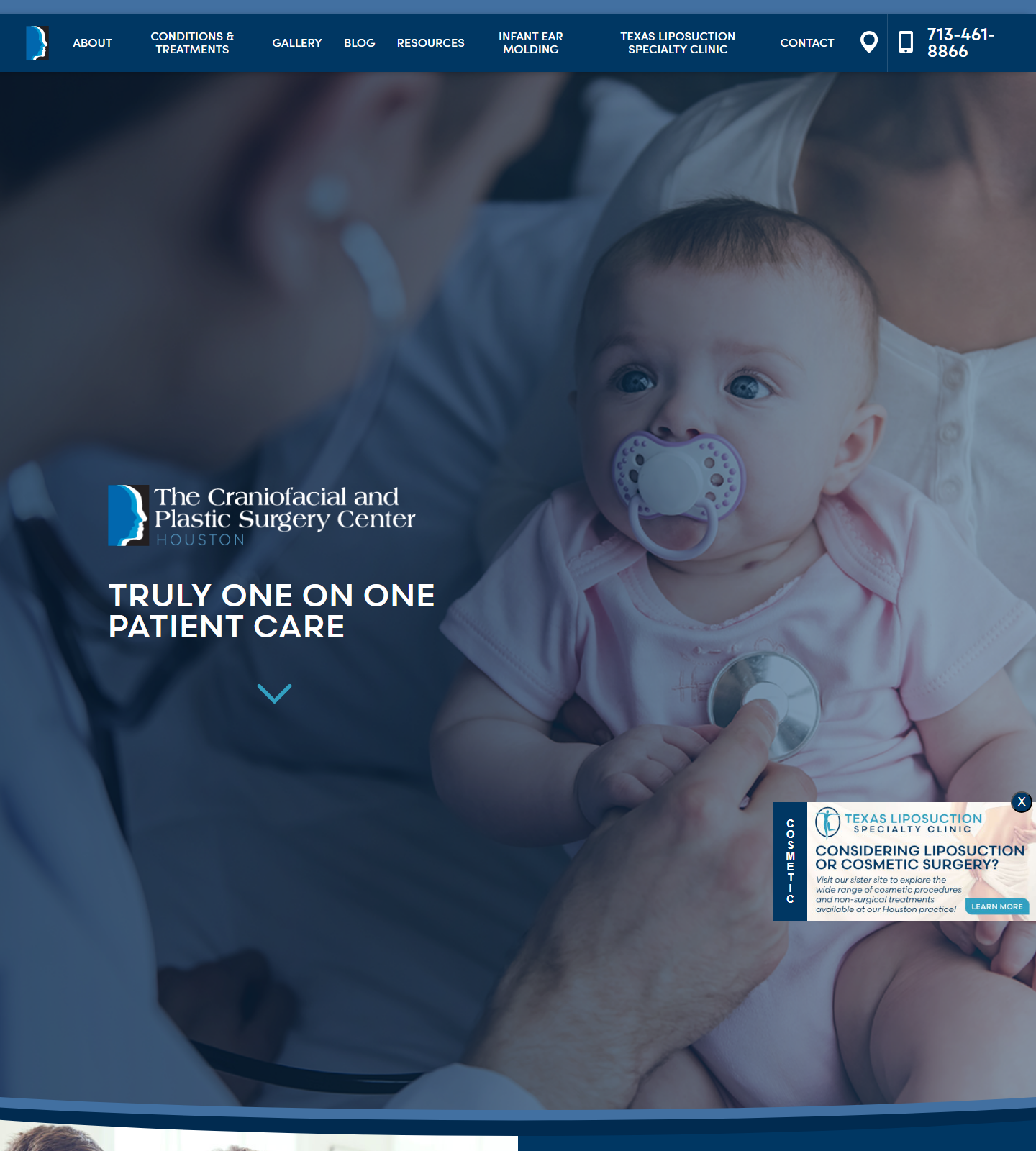 Eric Payne, MD - The Craniofacial and Plastic Surgery Center Houston — Eric Payne, MD - The Craniofacial and Plastic Surgery Center Houston website homepage (Houston, TX plastic & cosmetic surgery)