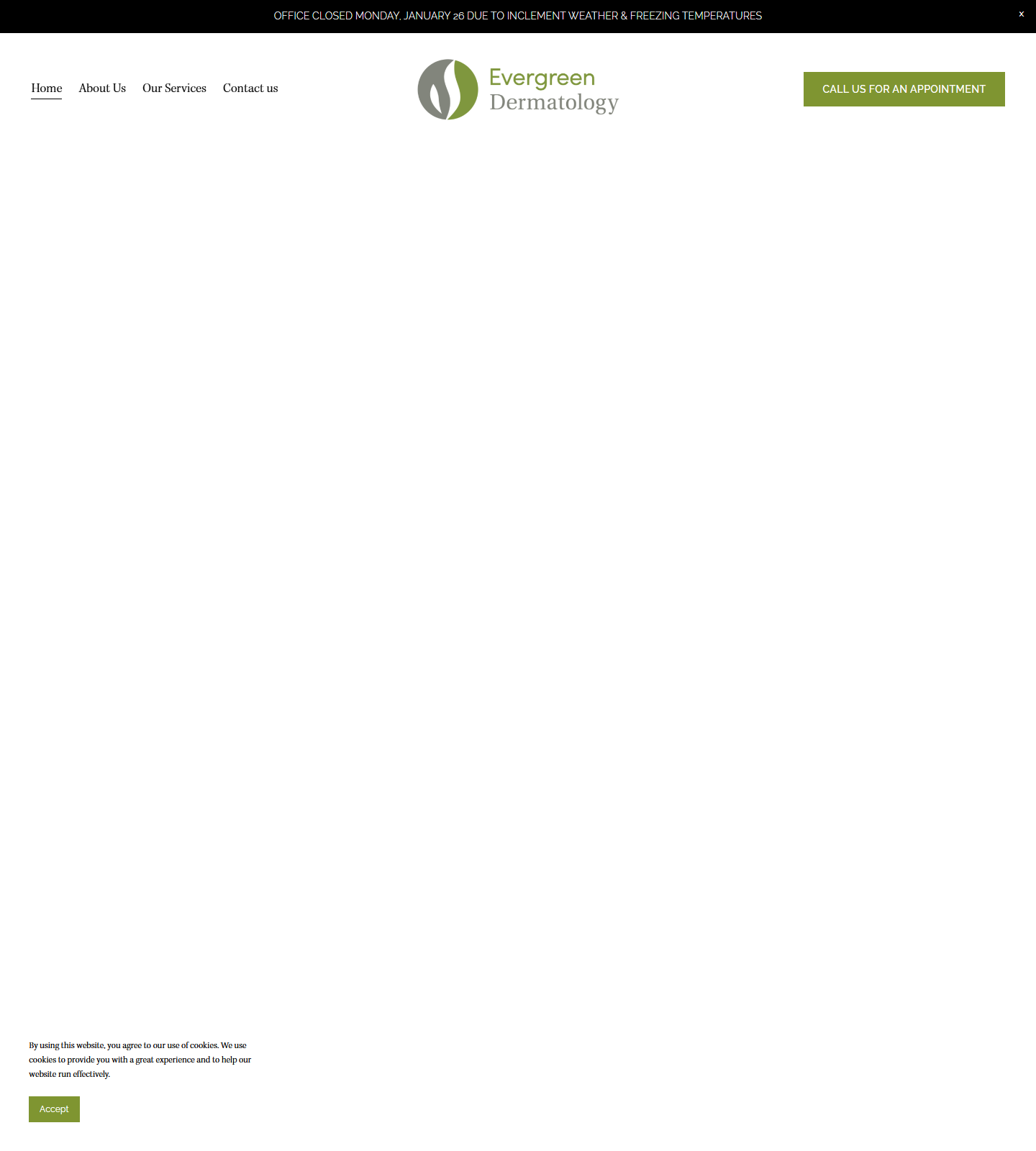 Evergreen Dermatology — Evergreen Dermatology website homepage (Houston, TX plastic & cosmetic surgery)
