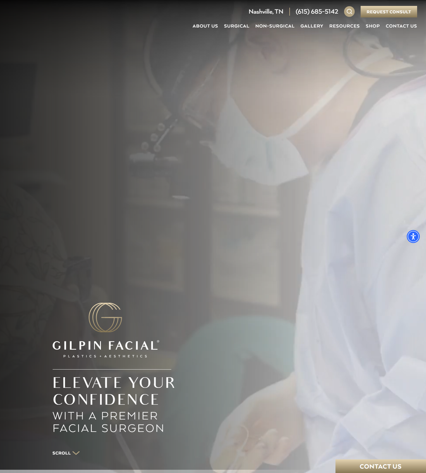 Gilpin Facial Plastics — Gilpin Facial Plastics website homepage (, TX plastic & cosmetic surgery)