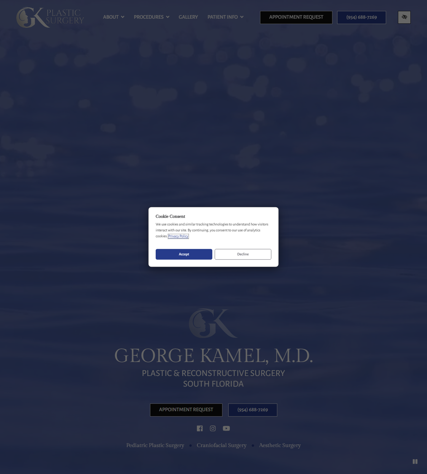 GK Plastic Surgery — GK Plastic Surgery website homepage (Fort Myers, FL plastic & cosmetic surgery)