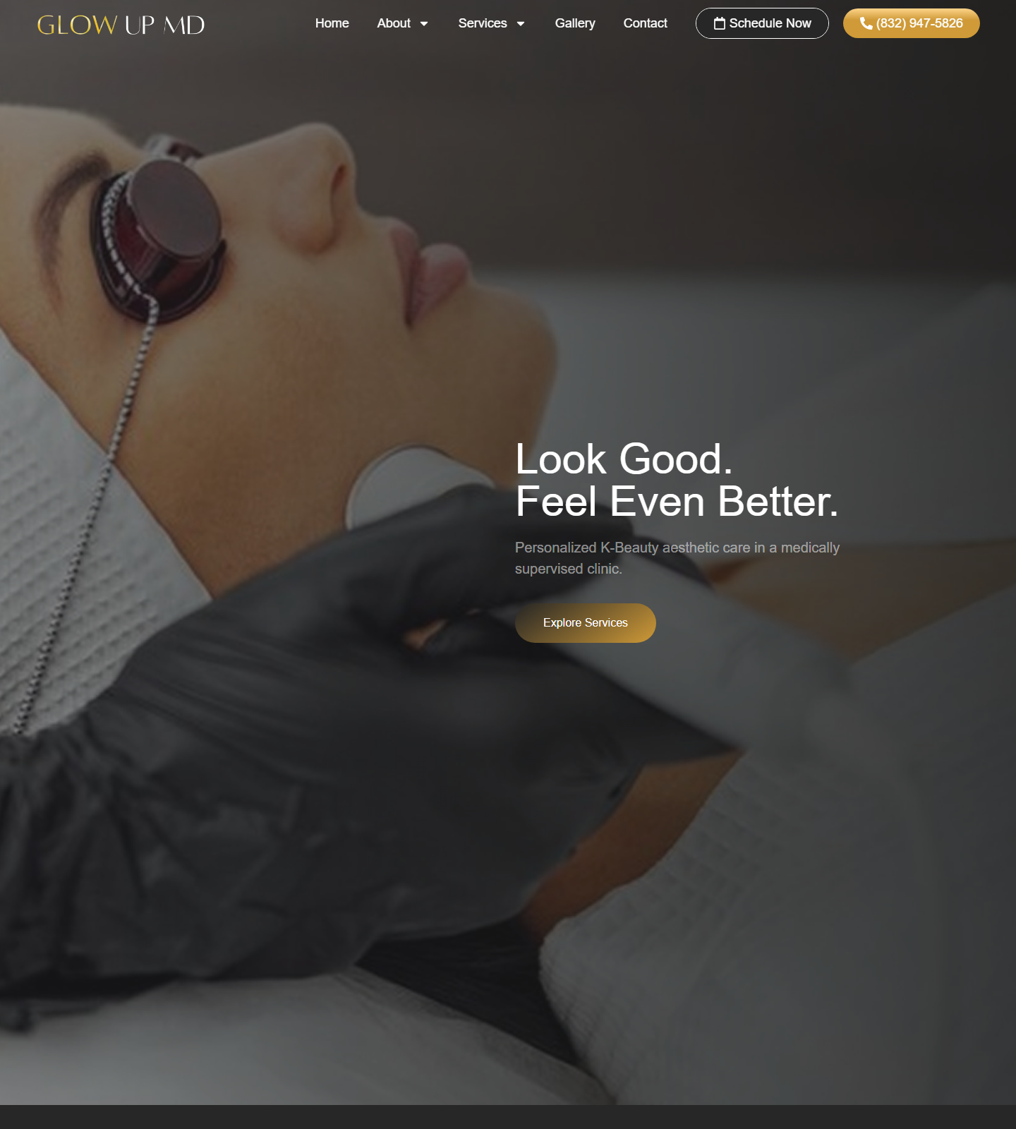 Glow Up MD — Glow Up MD: Angie Kim, MD website homepage (Katy, TX plastic & cosmetic surgery)