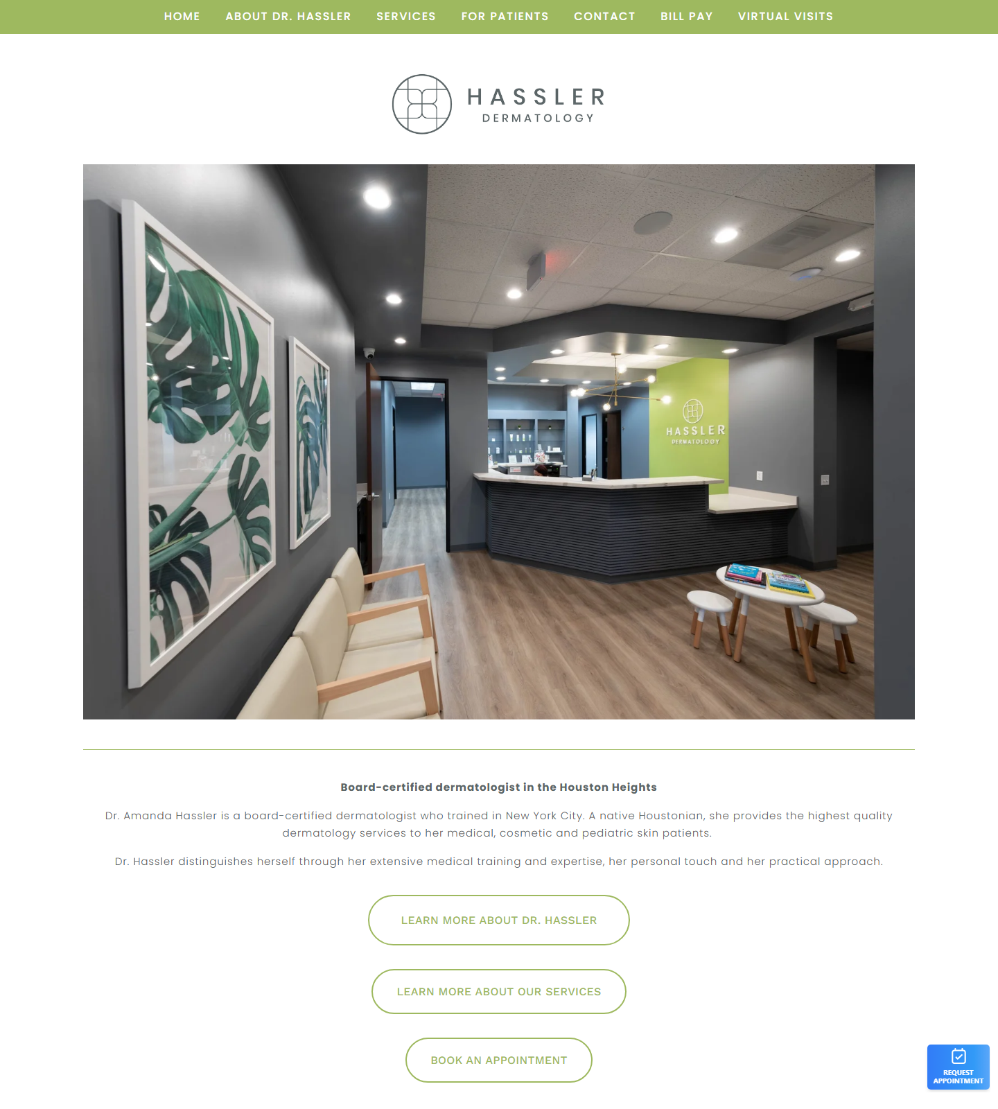 Hassler Dermatology — Hassler Dermatology website homepage (Houston, TX plastic & cosmetic surgery)