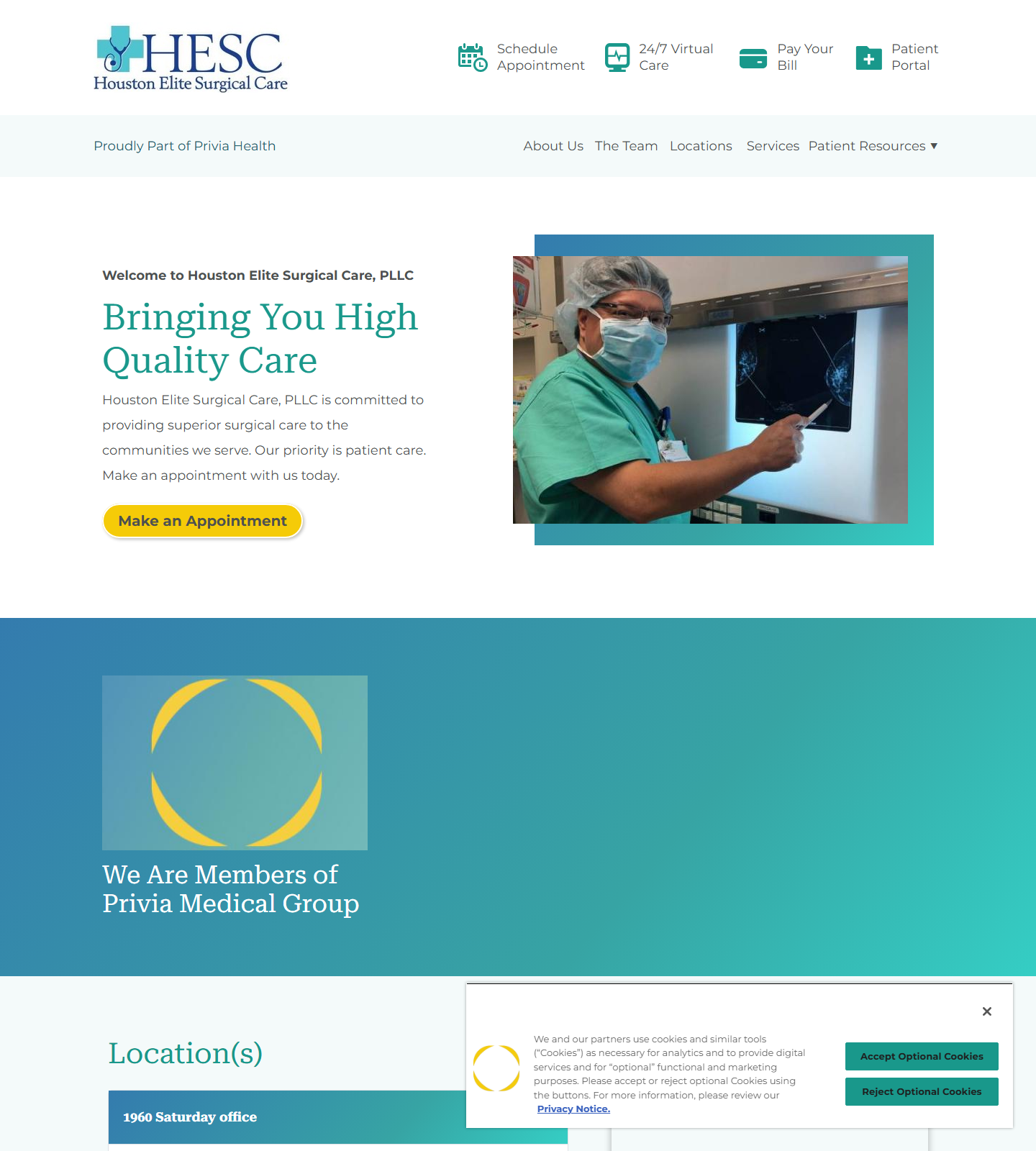 Houston Elite Surgical Care - Leonidas Miranda, MD — Houston Elite Surgical Care - Leonidas Miranda, MD website homepage (Houston, TX plastic & cosmetic surgery)