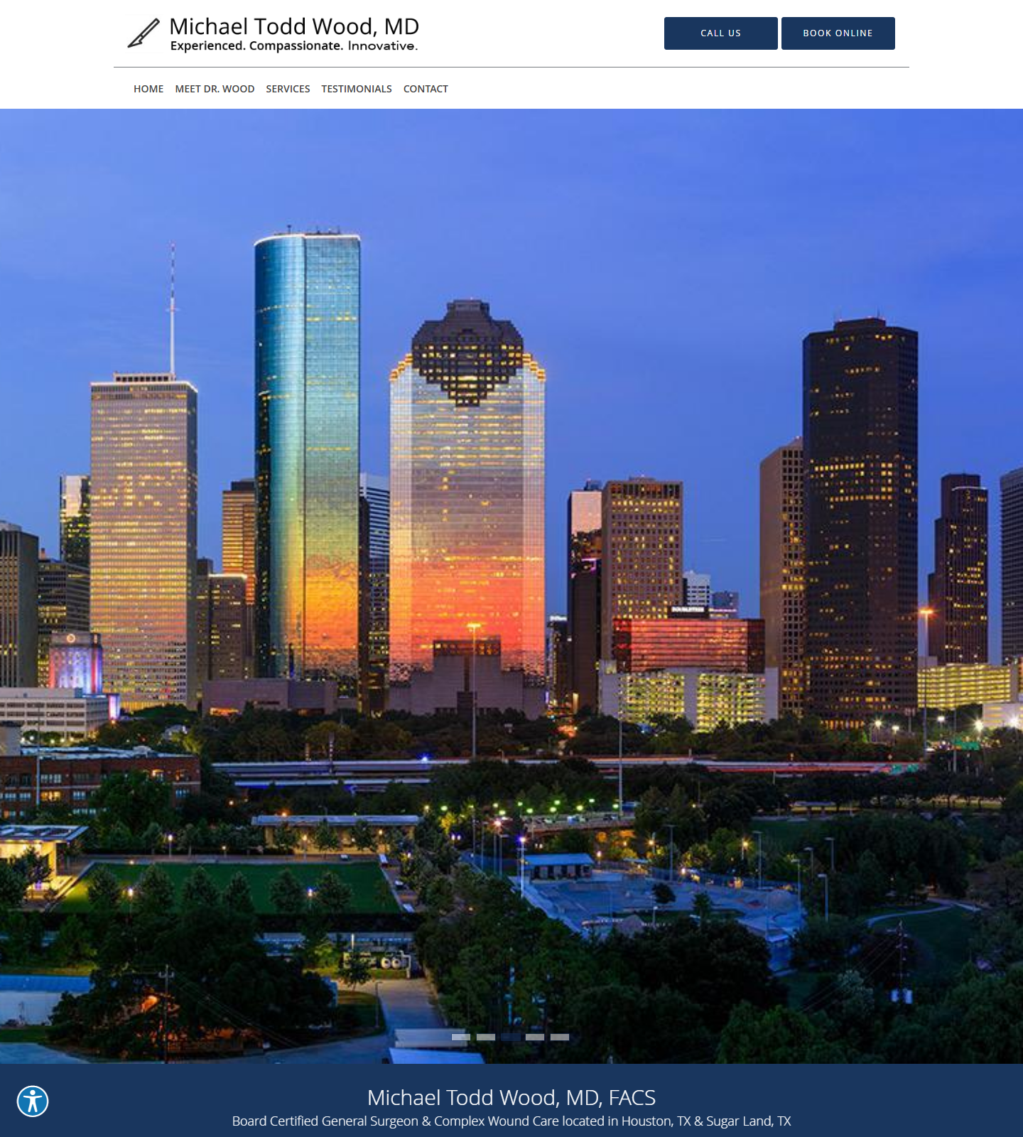 Michael Todd Wood, MD — Michael Todd Wood, MD website homepage (Sugar Land, TX plastic & cosmetic surgery)