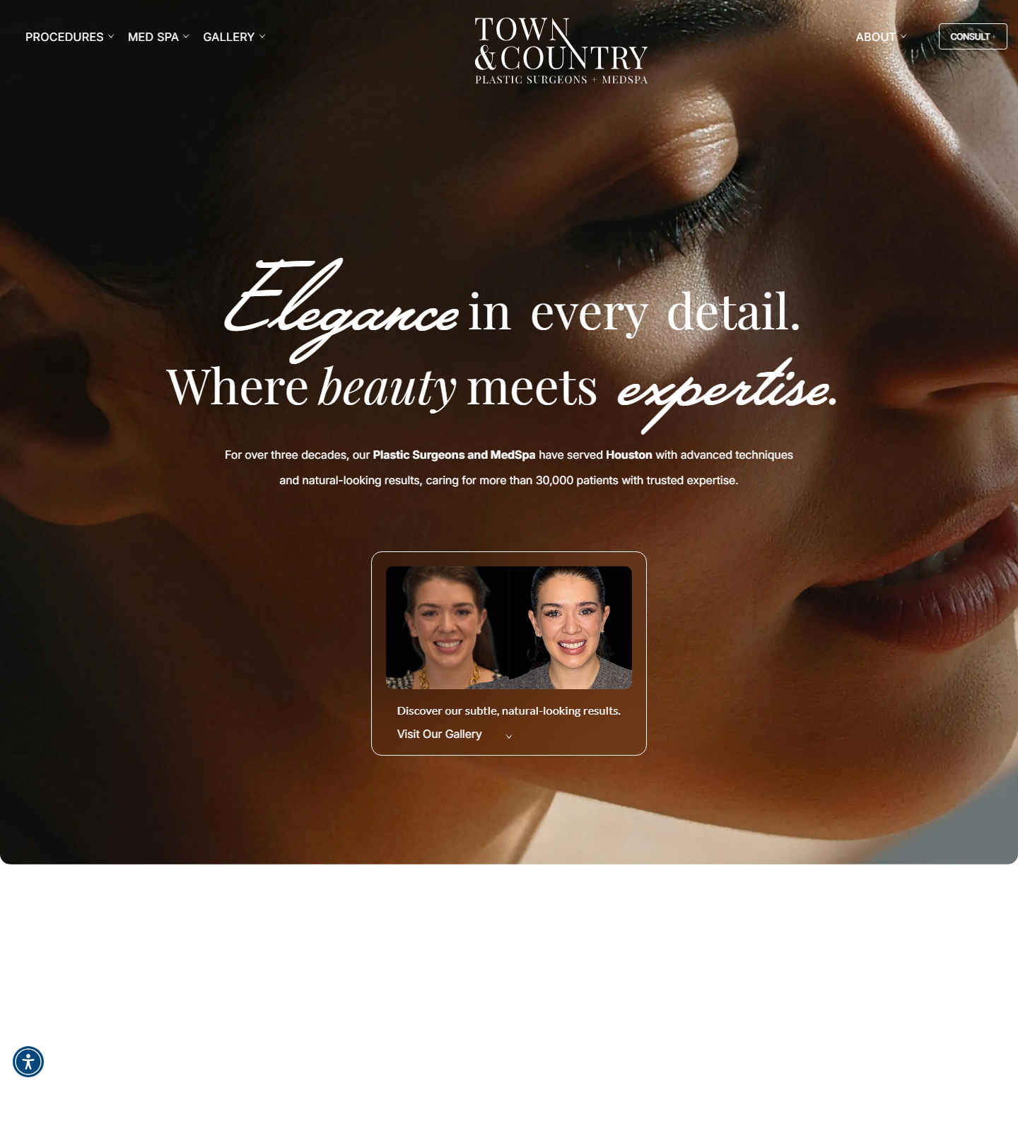 Plastic Surgery Houston — Plastic Surgery Houston: Town & Country Plastic Surgeons & Medspa - Dr. Yarish, MD & Dr. Parikh, MD, MSHS website homepage (Houston, TX plastic & cosmetic surgery)