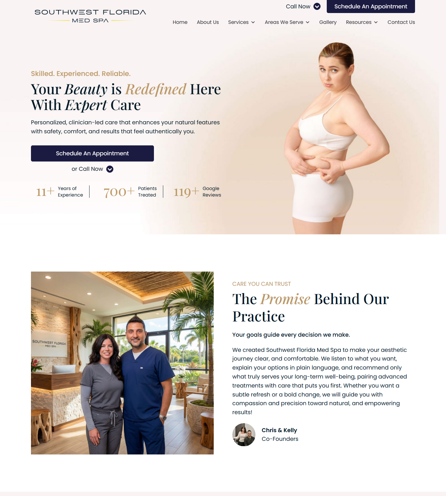 Premier Age Reversal Fort Myers — Premier Age Reversal Fort Myers website homepage (Fort Myers, FL plastic & cosmetic surgery)