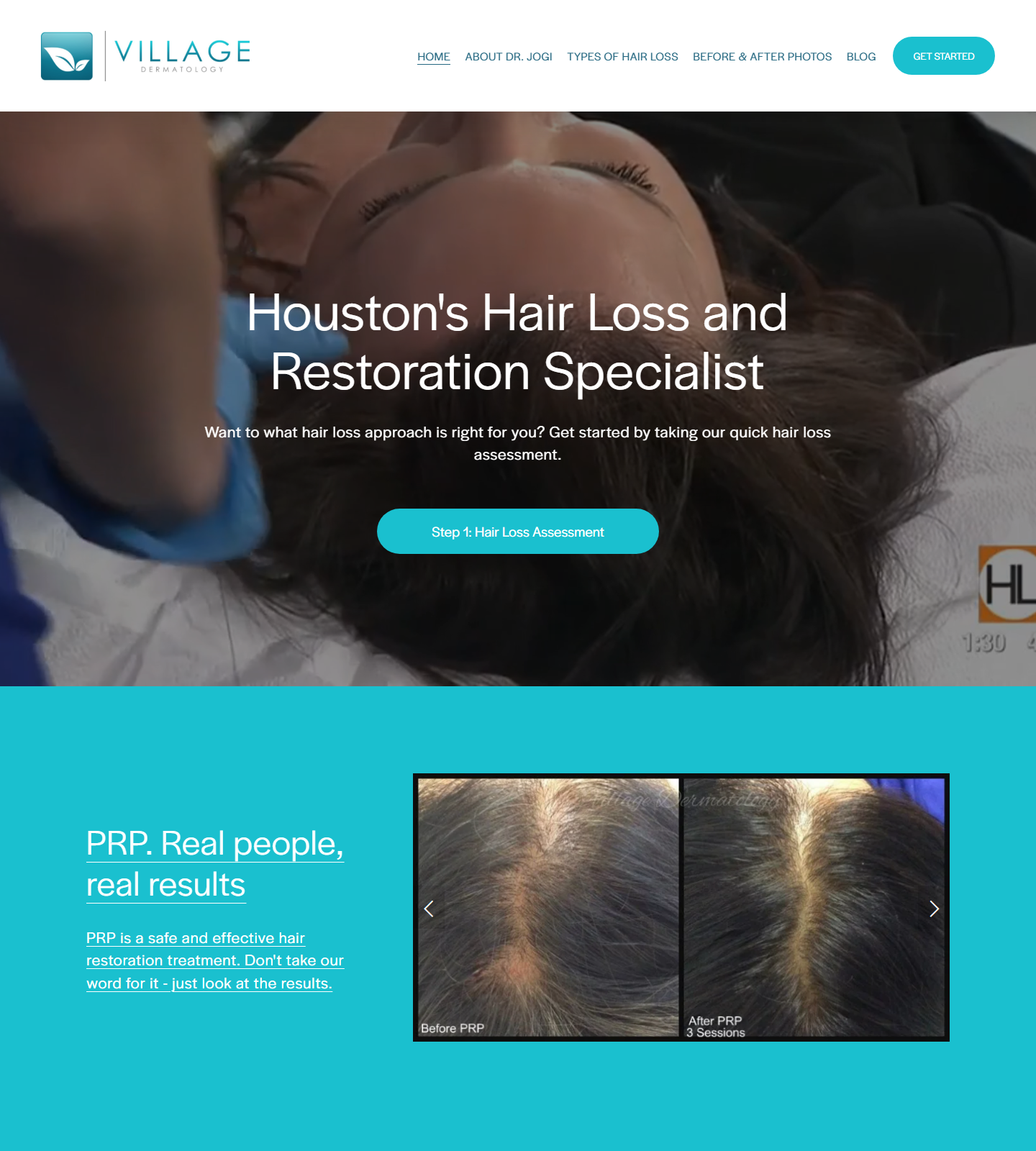 Reena Jogi, MD — Reena Jogi, MD website homepage (Houston, TX plastic & cosmetic surgery)