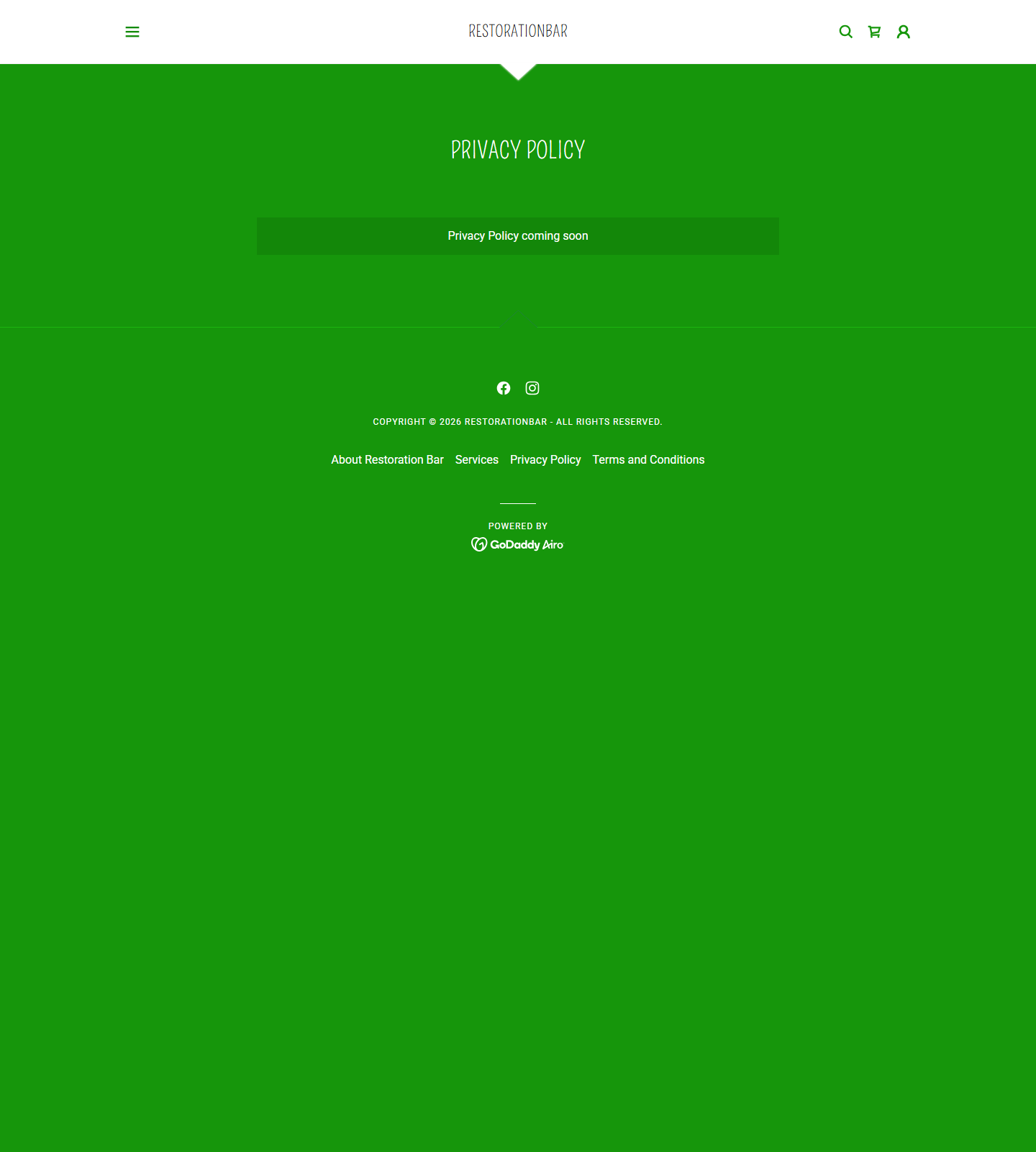 Restoration Bar — Restoration Bar website homepage (Port Charlotte, FL plastic & cosmetic surgery)