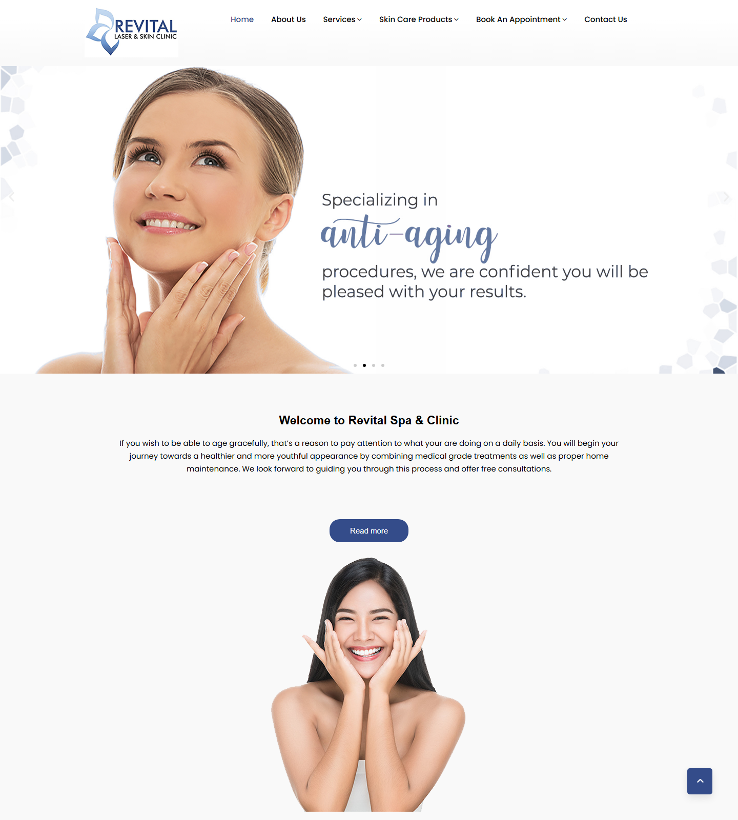 Revital Laser & Skin Clinic — Revital Laser & Skin Clinic website homepage (Sugar Land, TX plastic & cosmetic surgery)