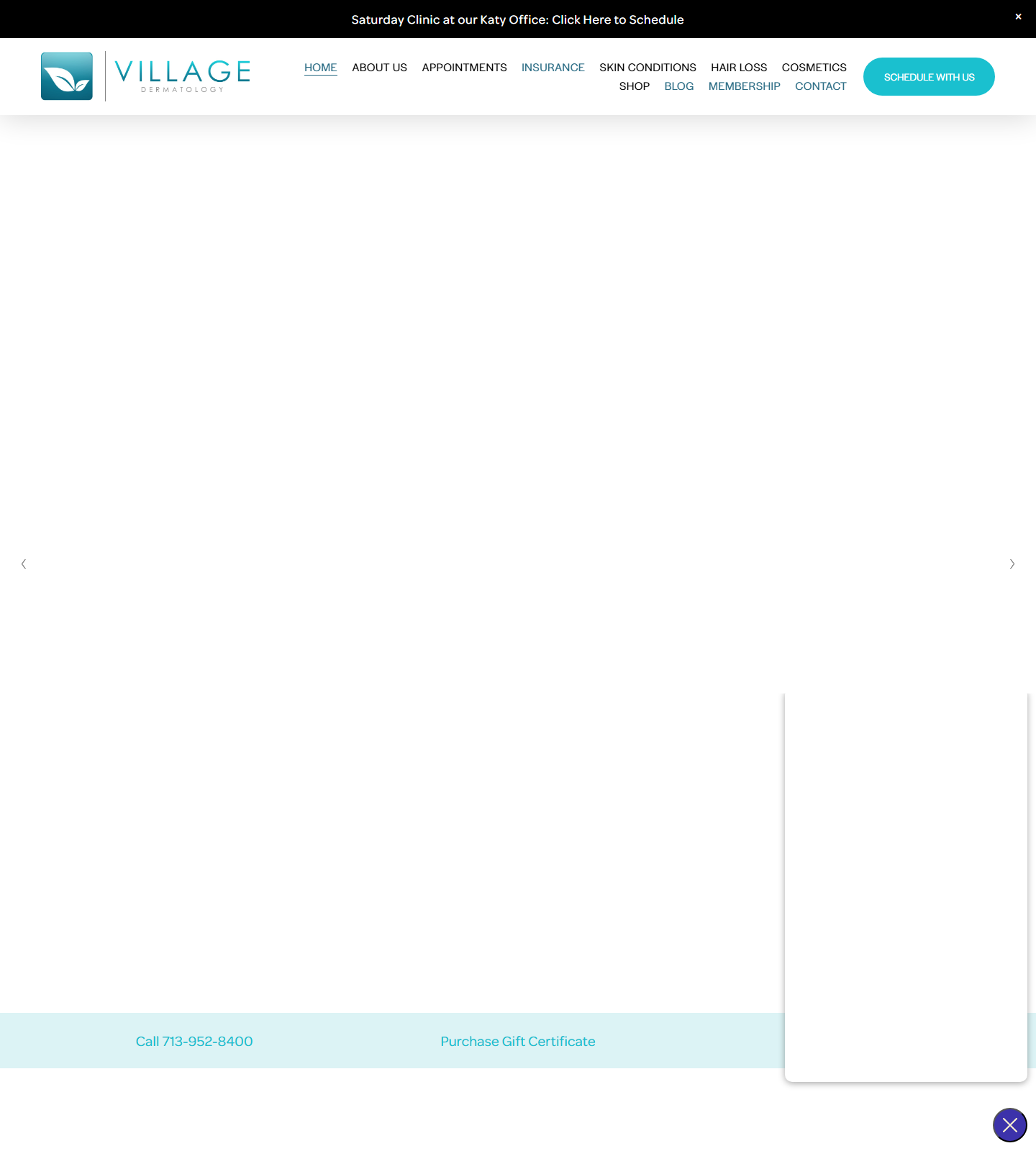 Village Dermatology Houston — Village Dermatology Houston website homepage (Houston, TX plastic & cosmetic surgery)