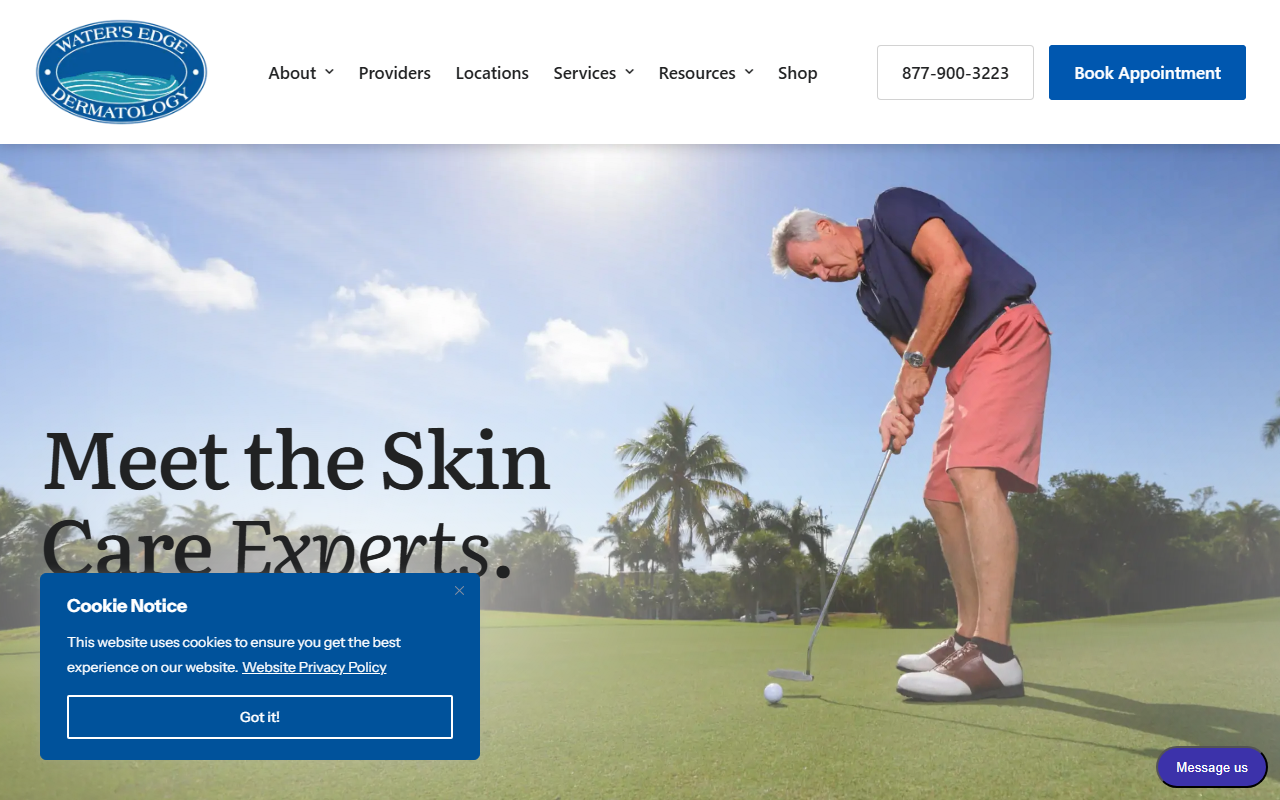 Dr. John Minni — Water's Edge Dermatology - Port Charlotte website homepage (Port Charlotte, FL)